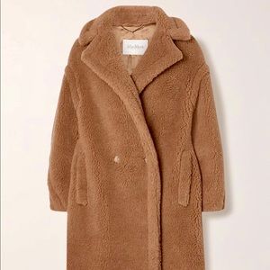 MaxMara Silk Camel Coat